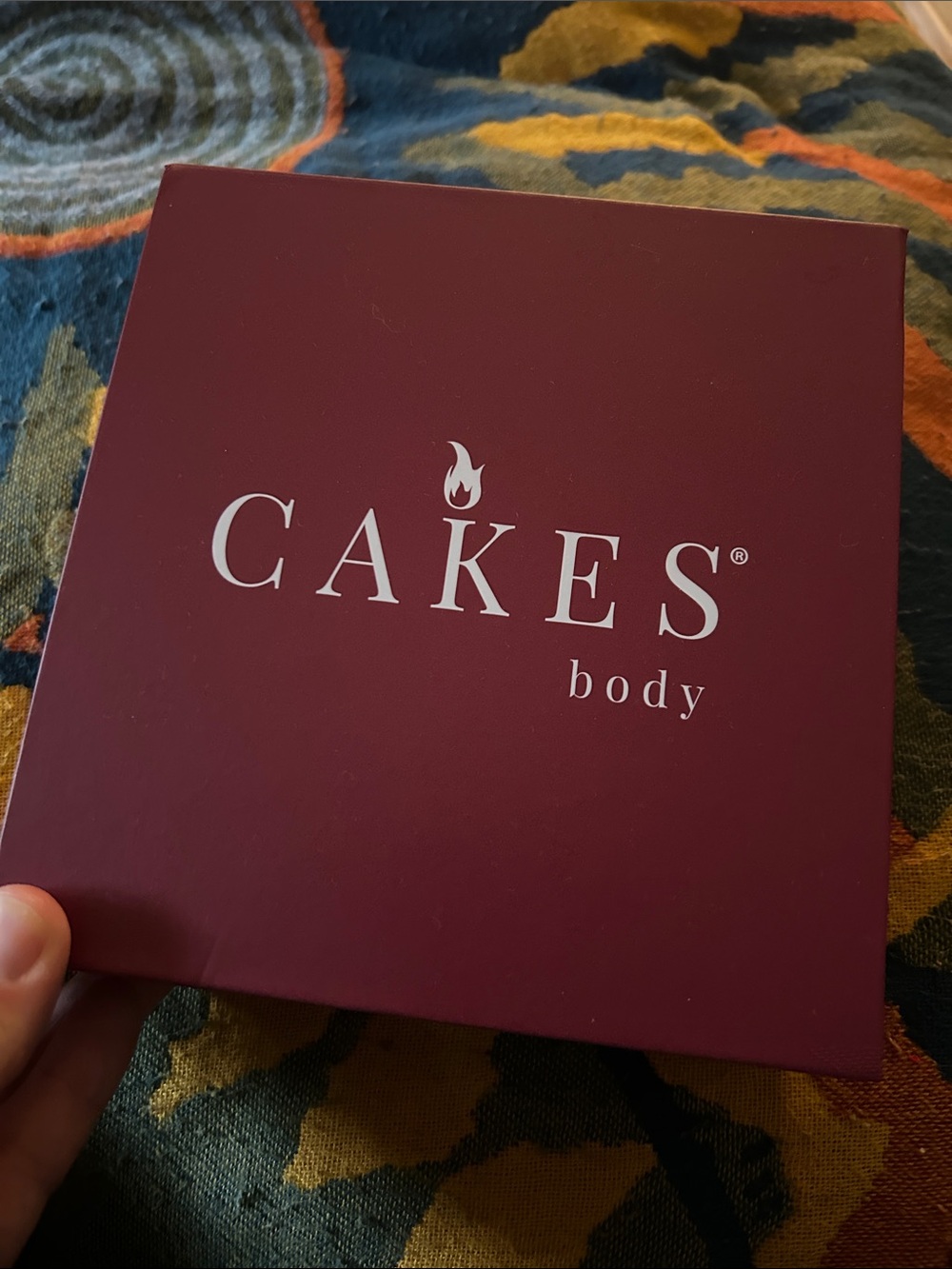 Sticky Cake Nude Silicone Adhesive Pasties in Burgundy Box